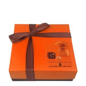 Antica Torroneria Piemontese Schokoladen-Trüffel Geschenkset Nougat-Haselnuss ~ 1 Geschenkset mit 125 g Tartufi