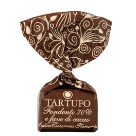 Antica Torroneria Piemontese Schokoladen-Trüffel Tartufo dolce fondente 70% e fave di cacao ~ 14g