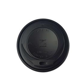 Deckel in schwarz für 300/400/500 ml (12/16/20 oz) Ø 90 mm ~ Karton a 1000 Stück