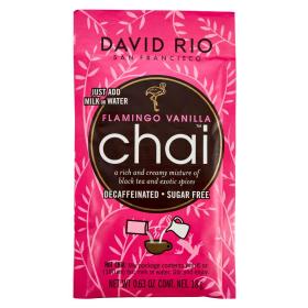 David Rio Chai Portionsbeutel Flamingo Vanilla, zucker- / koffeinfrei ~ 1 x 18 g Portionsbeutel