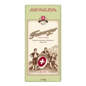 Favarger Heritage Tafel Zartbitterschokolade 66% Kakao 100g ~ 1 Tafel á 100g