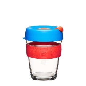 Keep Cup aus Glas (Elixir) ~ 1 Becher mit Deckel 12 oz