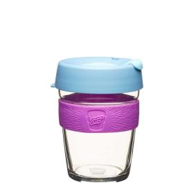 Keep Cup aus Glas (Lavender) ~ 1 Becher mit Deckel 12 oz