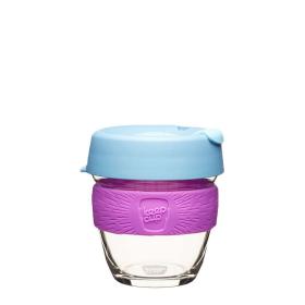 Keep Cup aus Glas (Lavender) ~ 1 Becher mit Deckel 8 oz