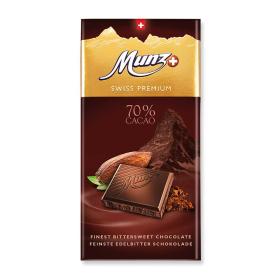 Munz Swiss Premium Edelbitter 70 % Cacao 100 g ~ 1 Tafel á 100 g