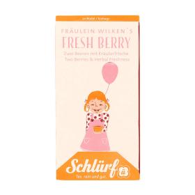 Schlürf Büdel Organic Fräulein Wilkens Fresh Berry ~ 1 Box a 20 Beutel