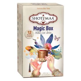 Shoti Maa Bio Tee - Magic Box - Alle 12 Shoti Maa Chakra & Elemente Teesorten in einer Box