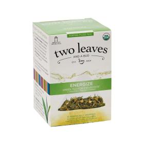 two leaves and a bud Bio Energie (Energize) Grüner Tee ~ 1 Box a 15 Beutel